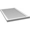 Ekena Millwork Vertical Surface Mount PVC Gable Vent w/ 2"W x 2"H , Brickmould Sill Frame, 26"W x 42"H GVPVE26X4203SN - alternate 3